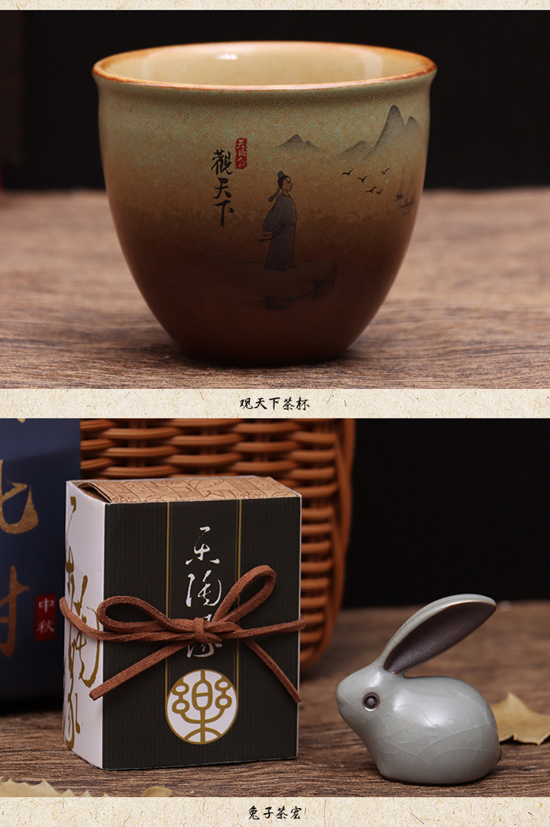 【花好月圓】2022中秋節(jié)創(chuàng)意禮盒裝 國風藤籃禮盒 中秋員工實用伴手禮 (6)